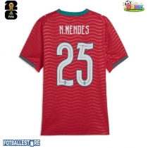 Portugal Nuno Mendes #25 Hjemmedrakt Dame VM 2026 Kortermet